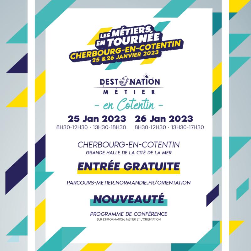 Les Métiers en Tournée 25 & 26 Janvier 2023