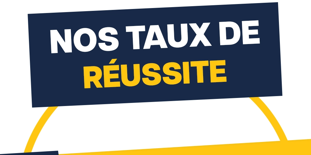 🏆 Nos taux de réussite 2023 🏆