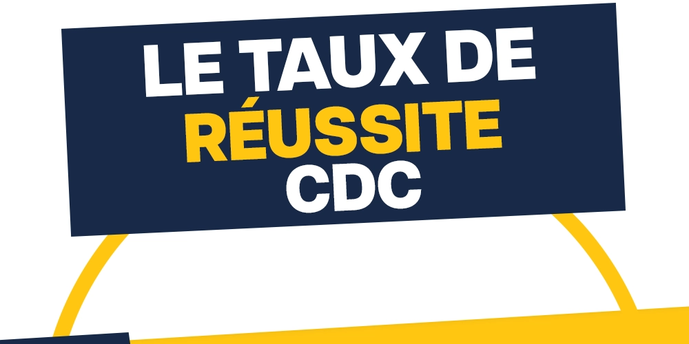 🏆 Le taux de réussite CDC 2023 🏆