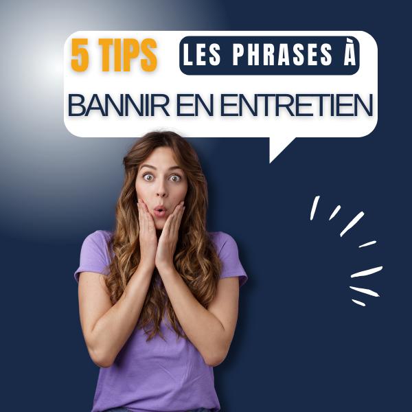 #TIPS ISPN 💡: Les phrases à bannir en entretien !