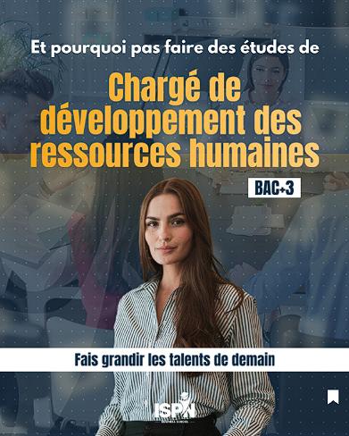 🔍 Et pourquoi pas faire des études de Chargé de développement des ressources humaines ? 🚀