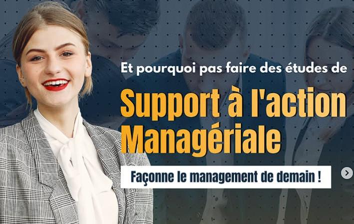Et pourquoi pas faire des études de ... Support à l'action Managériale ? 🚀